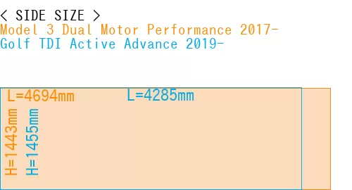 #Model 3 Dual Motor Performance 2017- + Golf TDI Active Advance 2019-